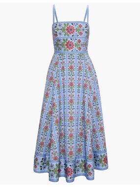 Hill House Margot Dress in Blue Floral L